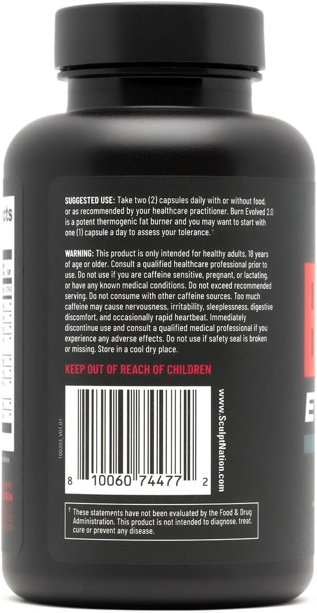 Thermogenic Metabolism Support Supplement for Energy & Weight Management | Premium Herbal Formula Veggie Capsules (60 Count)