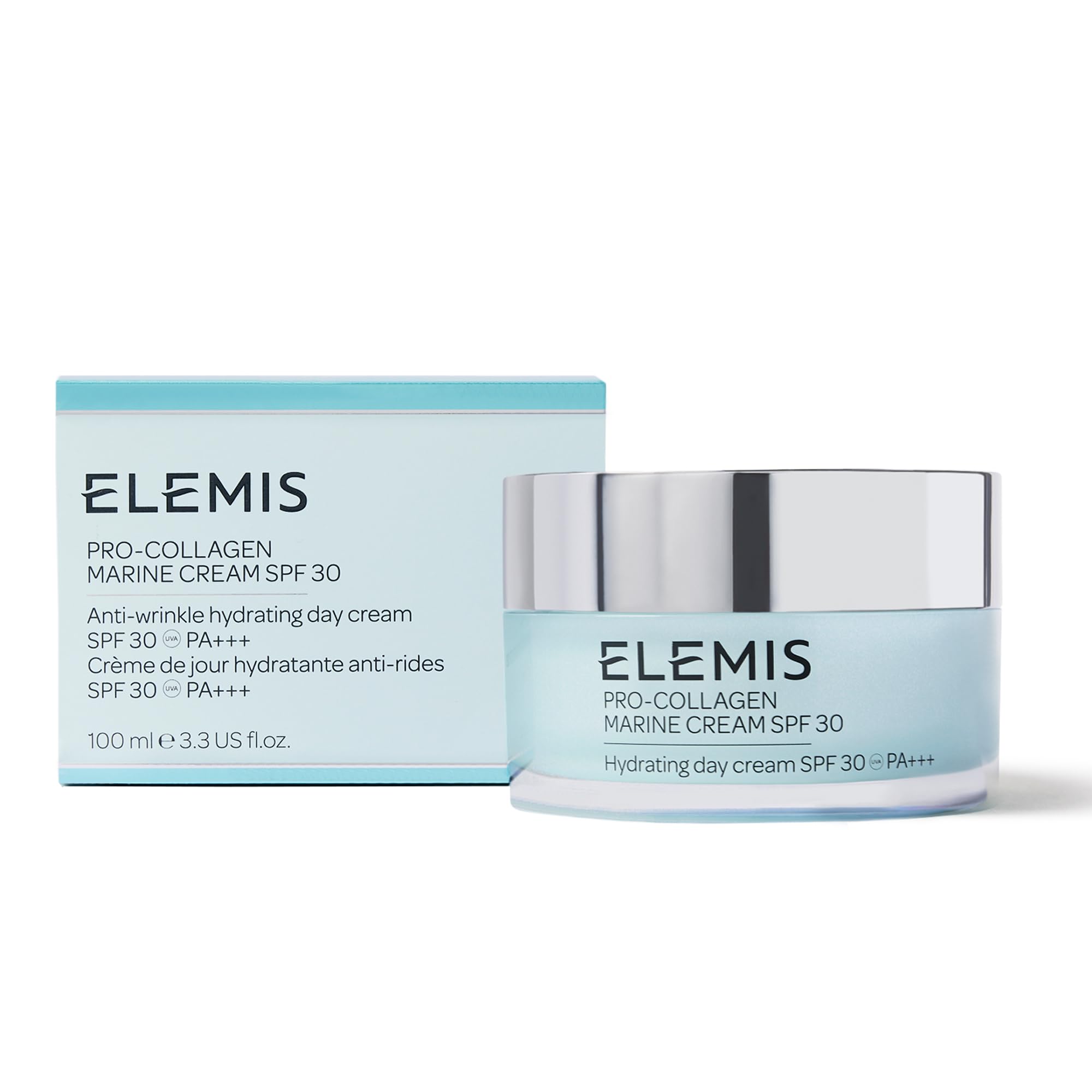 ELEMIS Pro-Collagen Marine Cream SPF 30, Lightweight Anti-Wrinkle Daily Facial Moisturizer 1.69oz