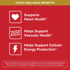 Qunol Ultra CoQ10 100mg Softgels- 3X Better Absorption Coenzyme Q10 Supplements - Antioxidant Supplement for Vascular and Heart Health & Energy Production - 5 Month Supply - 150 Count