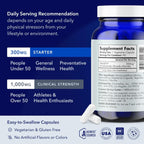 TRU NIAGEN Patented NAD Supplement for Anti Aging and Cell Regeneration, 300mg Niagen, 30 Servings