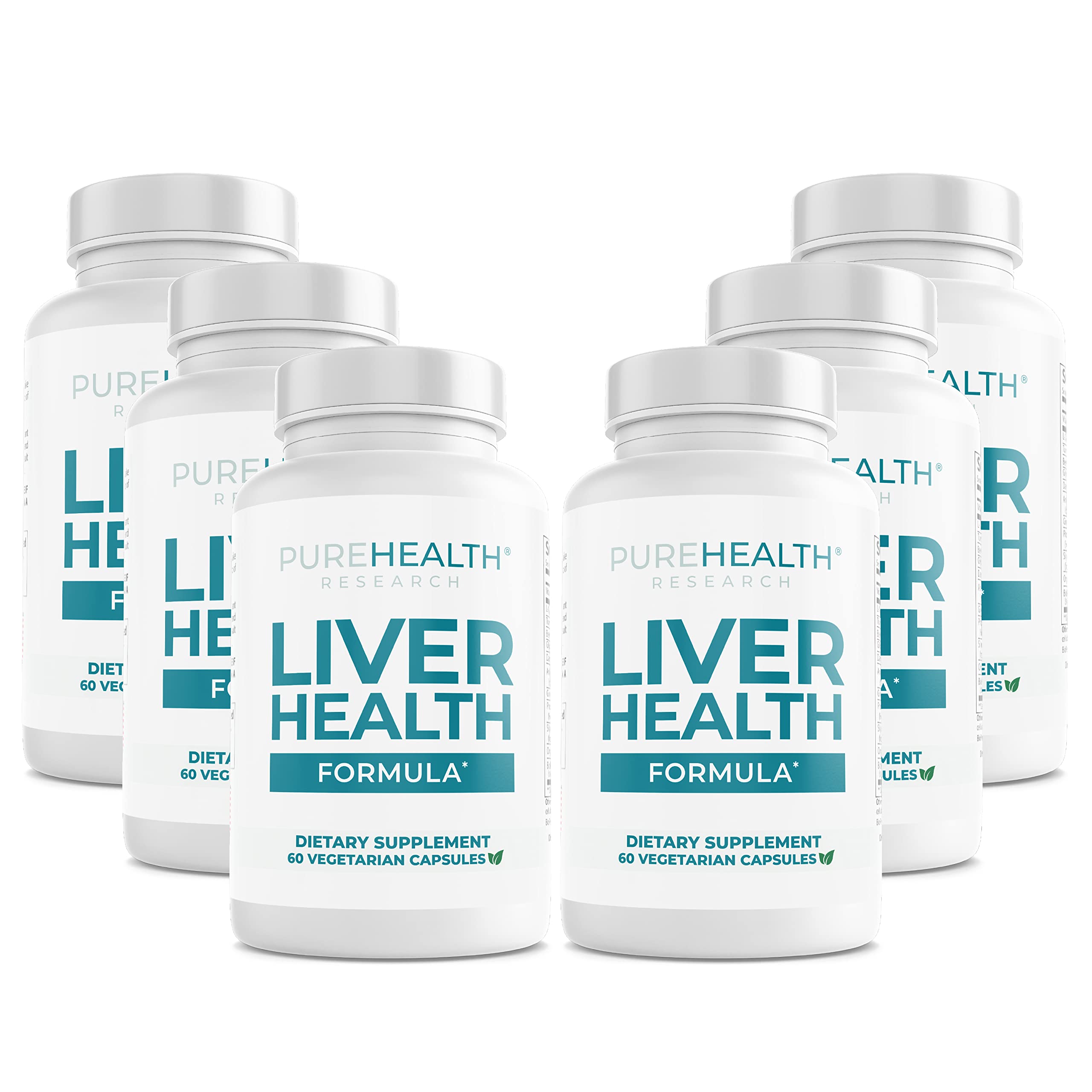 PUREHEALTH RESEARCH Liver Health – Liver Cleanse Detox & Repair with Artichoke Extract, Milk Thistle, Dandelion Root, Turmeric, Beet Root to Healthy Liver Renew with 11 Natural Nutrients, 60 Capsules