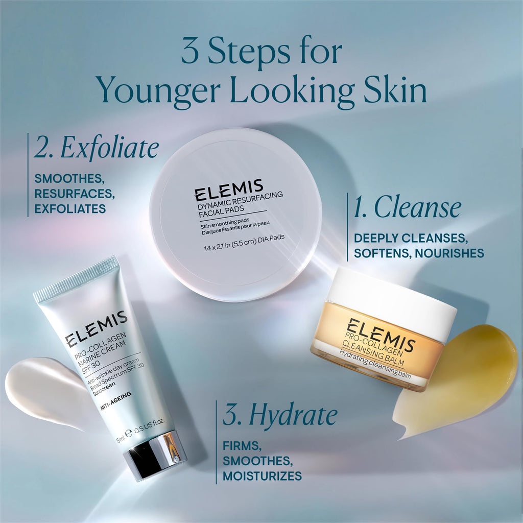 ELEMIS Pro-Collagen Marine Cream SPF 30, Lightweight Anti-Wrinkle Daily Facial Moisturizer 1.69oz