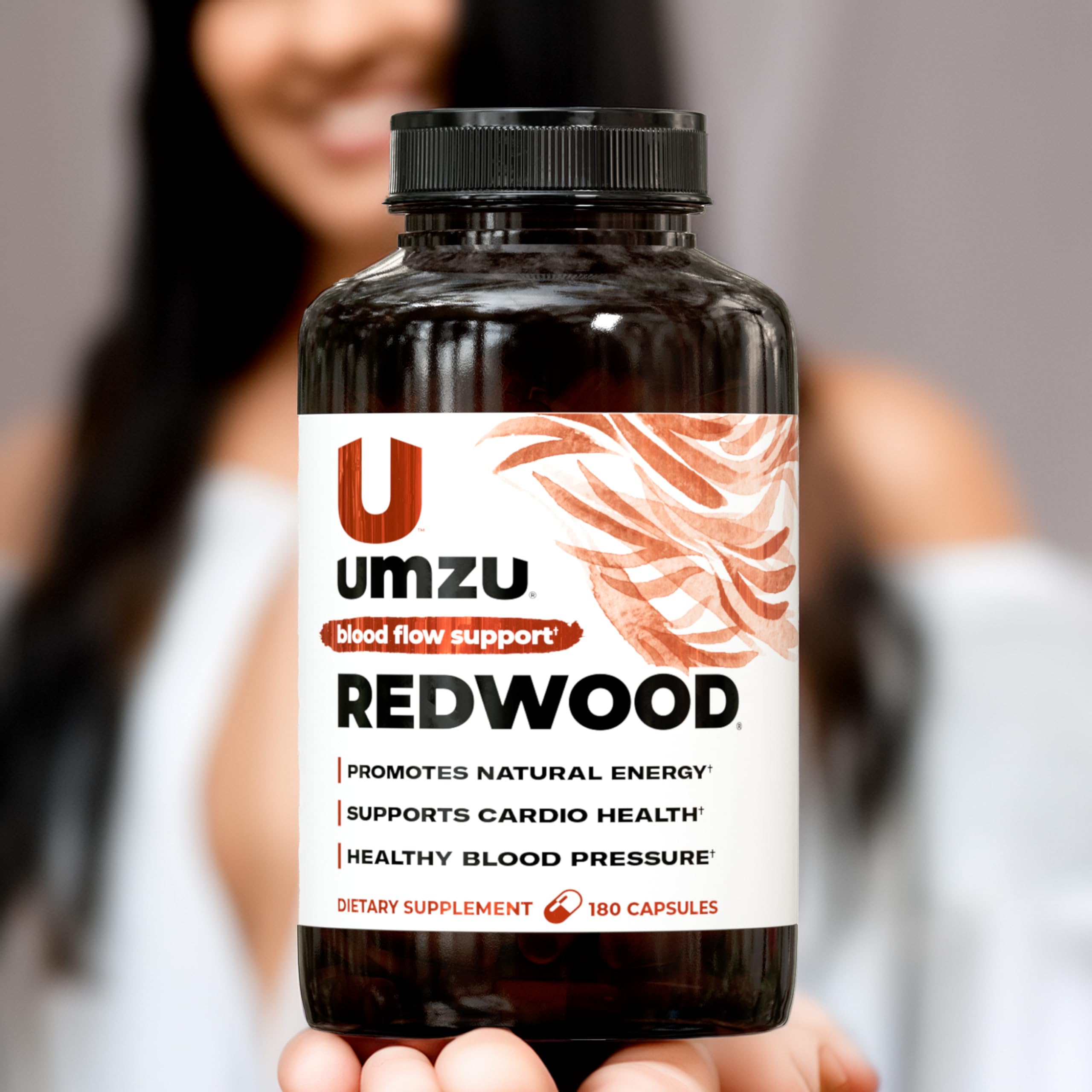 UMZU Redwood Max Nitric Oxide Booster, 1-Month Supply – Advanced Nitric Oxide Supplement with Fitnox Blend, Pine Bark, Resveratrol & Tart Cherry – Promotes Healthy Circulation, Energy and Recovery