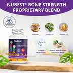 NuBest Tall 10+, Powerful Growth for Kids & Teens (10+), Milk Drinkers, 60 Capsules by NuBest Nutrition®