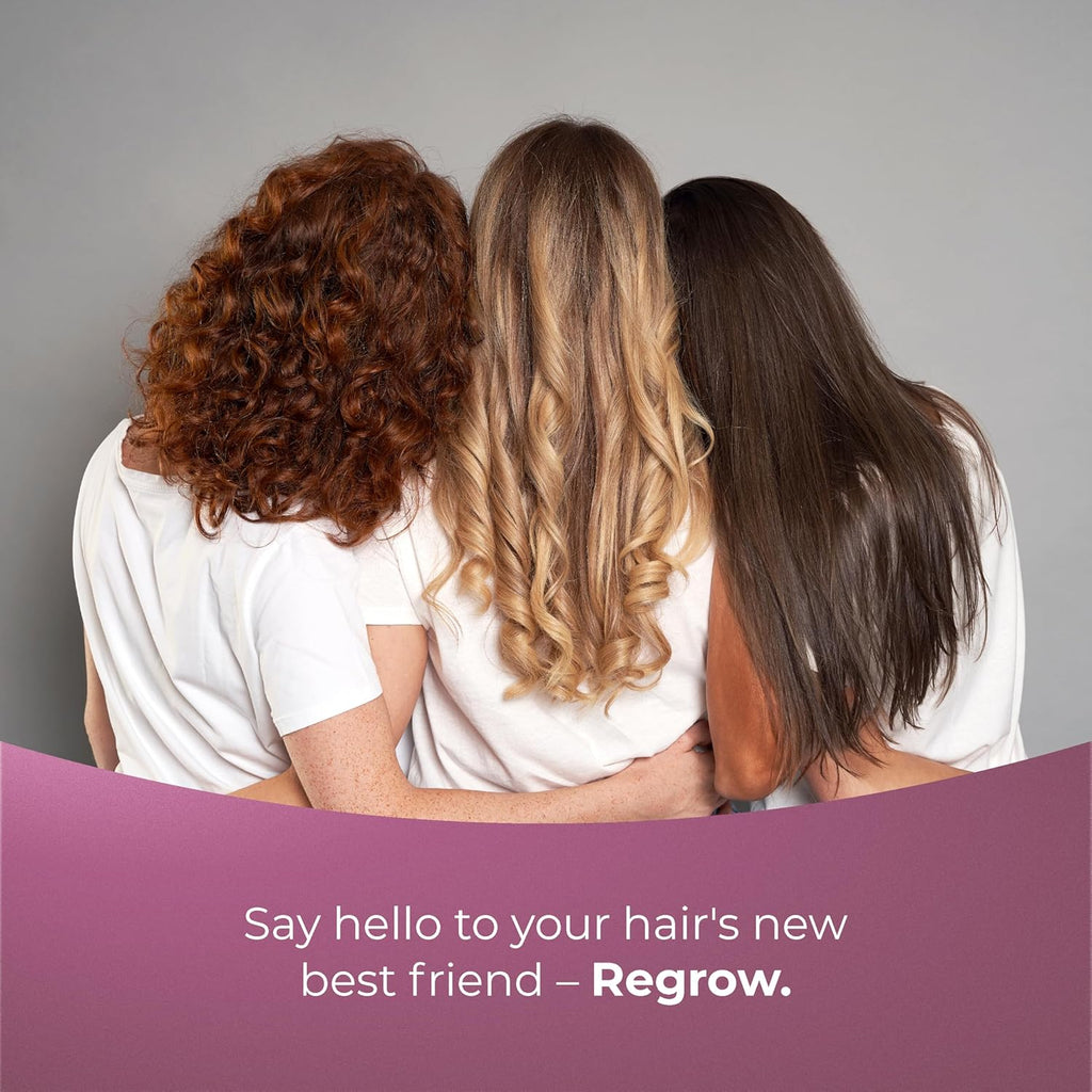 PUREHEALTH RESEARCH ReGrow - Hair Growth Vitamins - with Saw Palmetto, Biotin, Collagen, Zinc, Iron, Iodine, Selenium & More - Hair Supplements for Women & Men - 60 Capsules