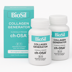 Biosil Collagen Generator - 120 Original Capsules Pack of 2 - with Patented ch-OSA Complex - Generates & Protects Your Own Collagen - GMO Free - 60-Day Supply