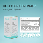 Biosil Collagen Generator - 120 Original Capsules - with Patented ch-OSA Complex - Generates & Protects Your Own Collagen - GMO Free - 60-Day Supply