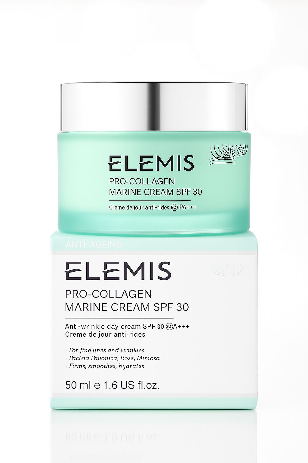 ELEMIS Pro-Collagen Marine Cream SPF 30, Lightweight Anti-Wrinkle Daily Facial Moisturizer 1.69oz